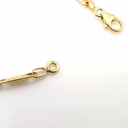 Bracelet Bracelet avec pendentif en or jaune 18 carats et diamants 58 Facettes