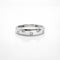 Bague 54 Bague en or blanc 18 carats sertie de diamants 58 Facettes
