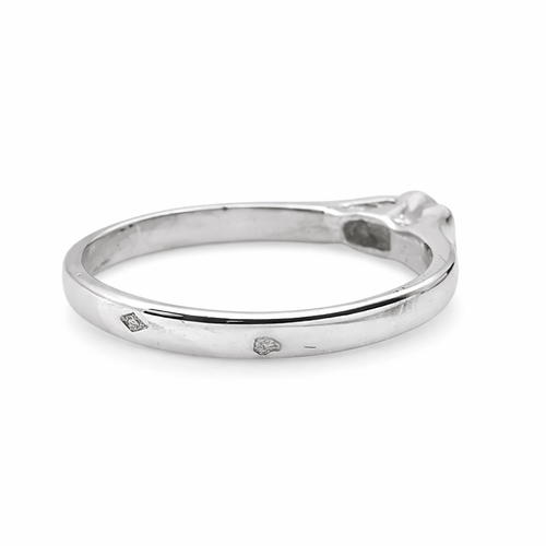 Bague 52 Solitaire - Bague en or blanc et diamant 58 Facettes