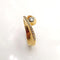 Bague 55 Bague en or jaune et diamants 58 Facettes