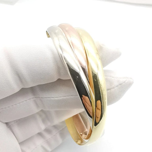 Bracelet Bracelet en or tricolore 18 carats 58 Facettes