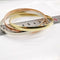 Bracelet Bracelet en or tricolore 18 carats 58 Facettes
