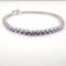 Bracelet Bracelet tennis en or blanc 18K serti d’améthystes 58 Facettes