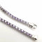 Bracelet Bracelet tennis en or blanc 18K serti d’améthystes 58 Facettes