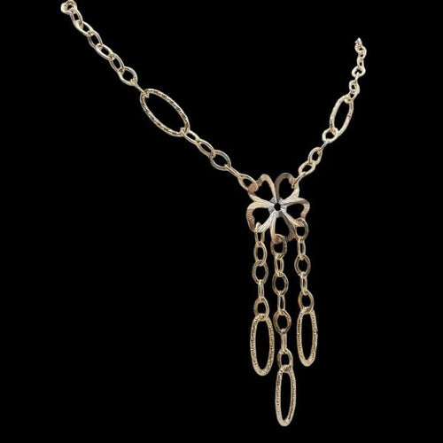 Collier Collier en or bicolore 18 carats 58 Facettes