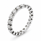 Bague 58 Alliance américaine - Bague en or blanc 18 carats et diamants 58 Facettes