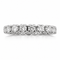 Bague 58 Alliance américaine - Bague en or blanc 18 carats et diamants 58 Facettes