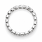 Bague 58 Alliance américaine - Bague en or blanc 18 carats et diamants 58 Facettes