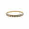Bague 53 Alliance américaine - Bague en or jaune 18 carats et diamants 58 Facettes