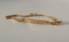 Bracelet Bracelet gourmette d'identité en or rose 18k 58 Facettes
