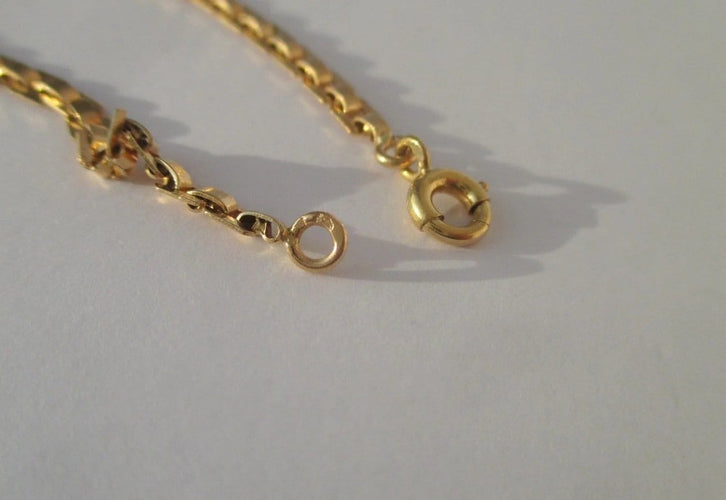 Bracelet Bracelet gourmette d'identité en or rose 18k 58 Facettes