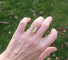 Bague 55 Bague cocktail en or rose et citrine 13 carats 58 Facettes