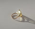 Bague 55 Bague cocktail en or rose et citrine 13 carats 58 Facettes