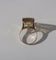 Bague 55 Bague cocktail en or rose et citrine 13 carats 58 Facettes
