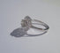 Bague 53 Bague Art déco en or blanc, platine et diamants 58 Facettes