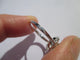 Bague 53 Bague Art déco en or blanc, platine et diamants 58 Facettes