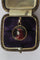 Pendentif Fabiola - Pendentif en or jaune et émail de Limoges 58 Facettes