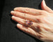 Bague 55 Bague cocktail en or rose et améthyste rose de France 58 Facettes