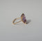 Bague 55 Bague cocktail en or rose et améthyste rose de France 58 Facettes