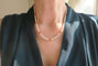 Collier Collier choker - Perles de culture Akoya et corail en or rose 18 carats 58 Facettes