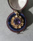 Pendentif Pendentif fleur XIXe siècle en or rose et améthyste 58 Facettes