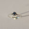 Bague 52 Bague solitaire saphir en or blanc et platine 58 Facettes