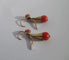 Boucles d'oreilles Boucles d’oreilles dormeuses XIXe en or rose et corail 58 Facettes