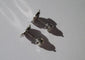 Boucles d'oreilles Boucles d'oreilles diamants 0,50 ct en or blanc 58 Facettes