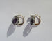 Boucles d'oreilles Boucles d’oreilles dormeuses améthyste or et argent 58 Facettes
