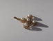Pendentif Croix pendentif XIXe en or rose et perles 58 Facettes