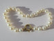 Bracelet Bracelet choker en perles de culture et or jaune 18 carats 58 Facettes