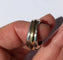 Bague 49 Christofle Variations - Bague en or jaune, argent et aigues-marines 58 Facettes