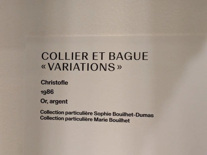 Bague 49 Christofle Variations - Bague en or jaune, argent et aigues-marines 58 Facettes