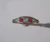 Bague 50.5 Bague jarretière Art déco en or jaune, platine, diamants et rubis 58 Facettes