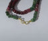 Collier Collier choker - Saphirs, rubis et émeraudes en or jaune 18 carats 58 Facettes