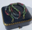 Collier Collier choker - Saphirs, rubis et émeraudes en or jaune 18 carats 58 Facettes
