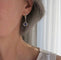 Boucles d'oreilles Art Déco - Boucles d'oreilles en or et diamants 58 Facettes