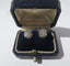 Boucles d'oreilles Boucles d'oreilles clous vintage en or blanc et diamants 58 Facettes