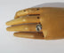 Bague 51 Bague de promesse en or jaune et blanc, diamants et saphirs 58 Facettes