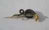 Broche Broche serpent en or rose 18 carats et turquoise, début XIXe 58 Facettes