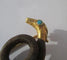 Broche Broche serpent en or rose 18 carats et turquoise, début XIXe 58 Facettes