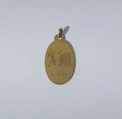 Pendentif A. Roure - Pendentif médaille Saint Christophe en or jaune 58 Facettes