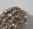 Pendentif Pendentif monogramme C B pavé de diamants en or rose 18 carats 58 Facettes