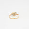 Bague 54 Bague trilogie en or jaune 18 carats et platine, saphir et diamants 58 Facettes