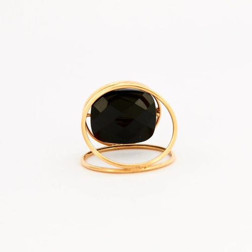 Bague 53 Paola Zovar Grand Regard - Bague en or jaune 18K et onyx 58 Facettes