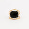 Bague 53 Paola Zovar Grand Regard - Bague en or jaune 18K et onyx 58 Facettes