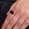 Bague 54 Morganne Bello - Bague en or blanc et onyx 58 Facettes