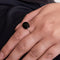 Bague 54 Morganne Bello - Bague en or blanc et onyx 58 Facettes
