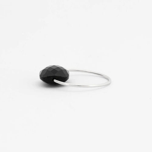 Bague 54 Morganne Bello - Bague en or blanc et onyx 58 Facettes