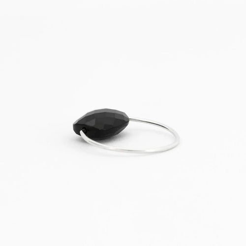 Bague 54 Morganne Bello - Bague en or blanc et onyx 58 Facettes